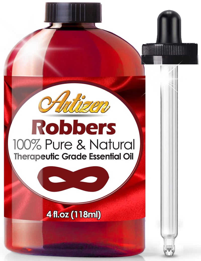 Artizen Robbers Blend Essential Oil Therapeutic Grade for Aromatherapy Relaxation Skin Therapy More Eyedropper 1 fl oz Aromatherapy Essential Oil